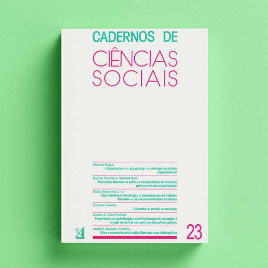Cadernos das Ciências Sociais Nº23